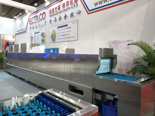 중국 대중음식점을 위한 56KW/92KW 스테인리스 상업적인 접지 닦은 기계 1900H 9600 W850D 협력 업체