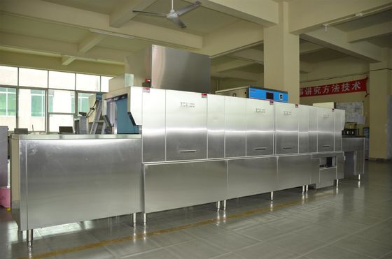 중국 대중음식점을 위한 스테인리스 비행 유형 접지 닦은 기계 35KW/71KW 협력 업체