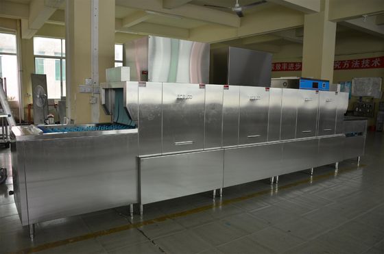 중국 중앙 부엌을 위한 스테인리스 긴사슬 접지 닦은 기계 ECO-L580P2H2 안쪽에 분배기 협력 업체