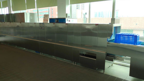 중국 전기 상업적인 Dishwashing 장비, SS 대중음식점 급료 접지 닦은 기계 협력 업체