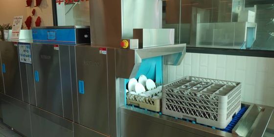 중국 조밀한 상업적인 접시 기계, 조용한 대중음식점 급료 접지 닦은 기계 협력 업체