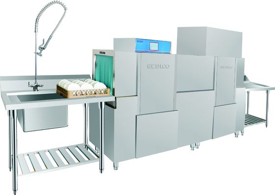 중국 180의 선반 상업적인 부엌 Dishwashing 장비 300-400는 표준 노동량에 자리를 줍니다 협력 업체